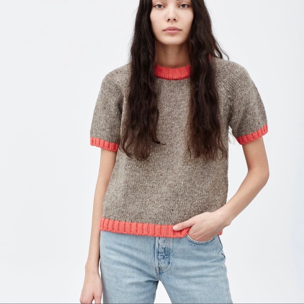 Babaá wool jumper no. 5 in dark mist